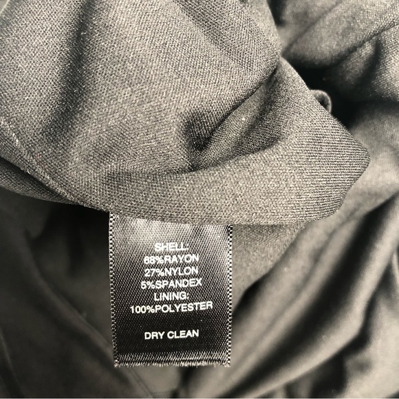 White House Black Market Sleeveless White & Tan Striped Stretch Sheath Dress - Picture 6 of 7